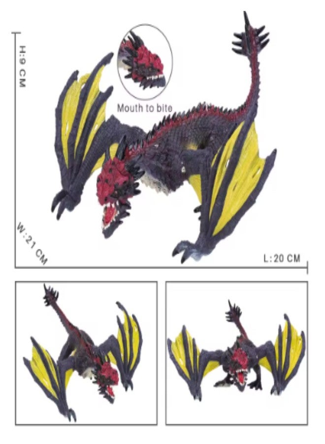 MALLEXO Realistic Mythic Dragon Toy for Kids | 1 PCS Attractive Prehistoric Flying Dino Dragon Action Figurine Toys Playset for Boys and Girls Birthday Gift for Children Decoration & Educational Items - Image 5